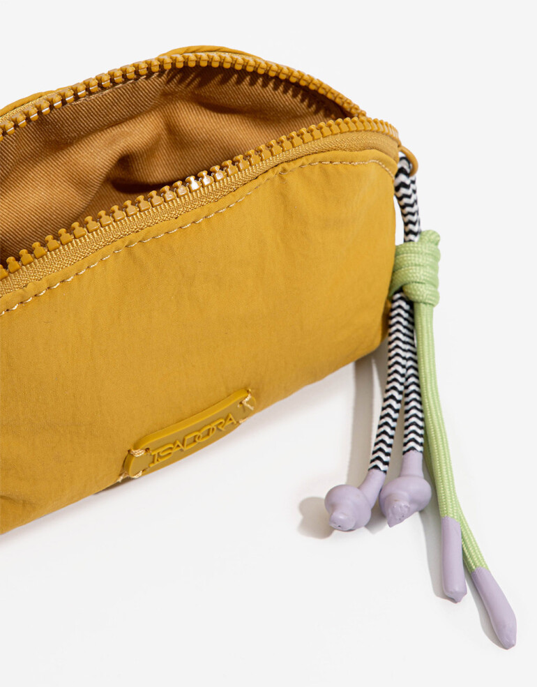 Porta Cosméticos Porta Cosméticos Mix Cordones - Amarillo Mostaza