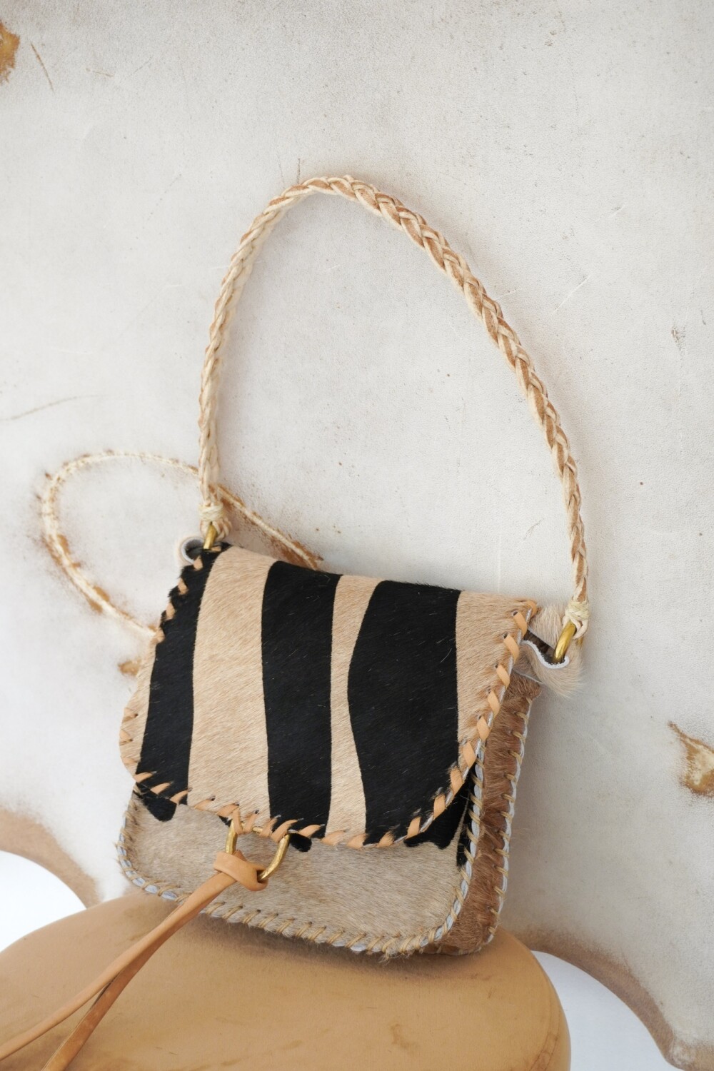 Cartera Lady Bag Zebra Beige