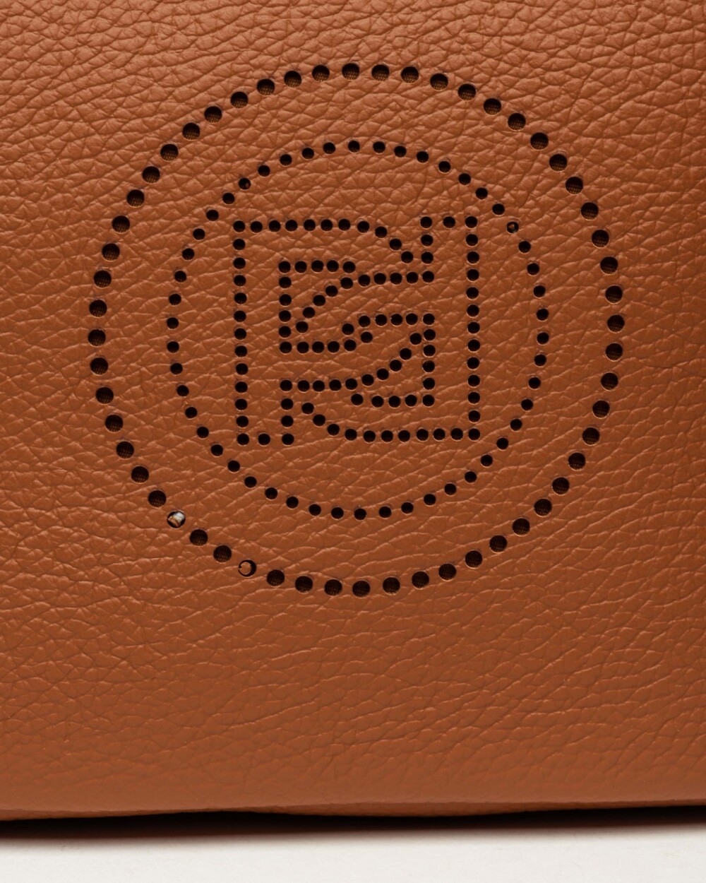 Bandolera Key en efecto cuero graneado Cuoio