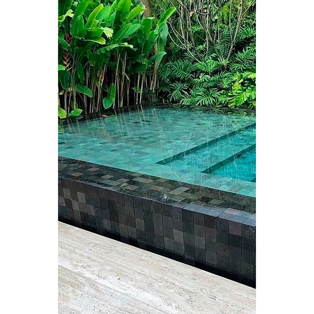 REVESTIMIENTO PIEDRA BALI BLACK LAVA STONE 100X100X10MM Revestimiento Piedra Bali Black Lava Stone 100x100x10mm