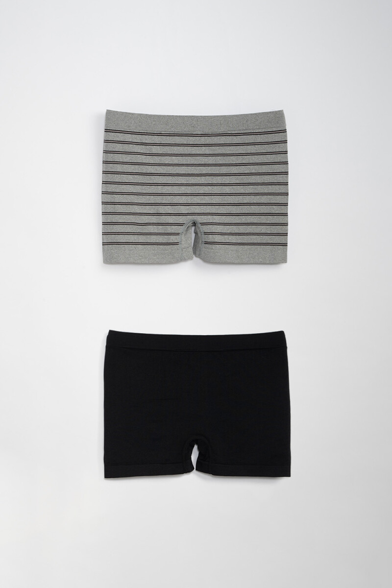 Boxer microfibra Gris Melange
