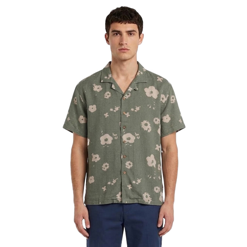 Camisa Critical Slide Splatter Resort - Verde Camisa Critical Slide Splatter Resort - Verde