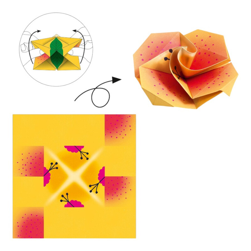 Origami Para Niños Trópicos Djeco Origami Para Niños Trópicos Djeco