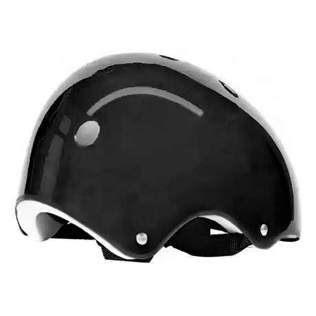 Casco P/ Niño Reforzado Patín Skate Rollers Bicicleta Negro