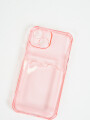 Phone Case Tarjetero Iphone 15 Rosa