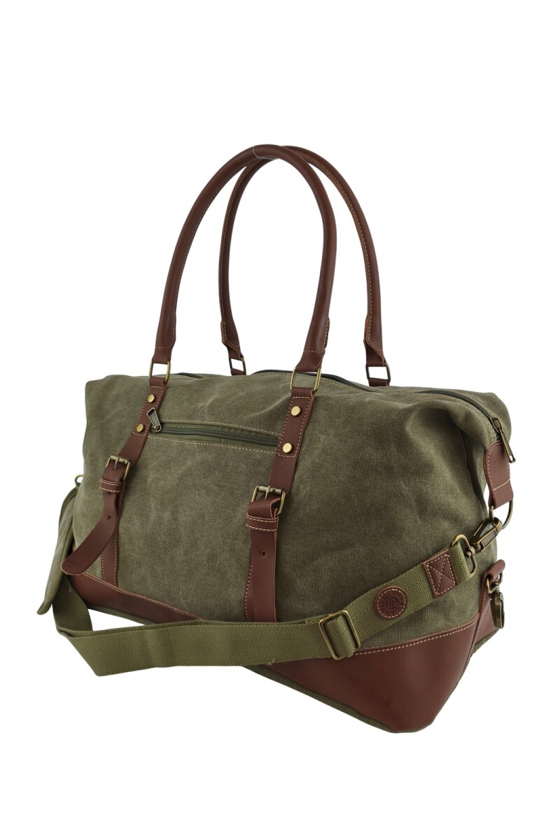 Bolso de viaje de lona Verde