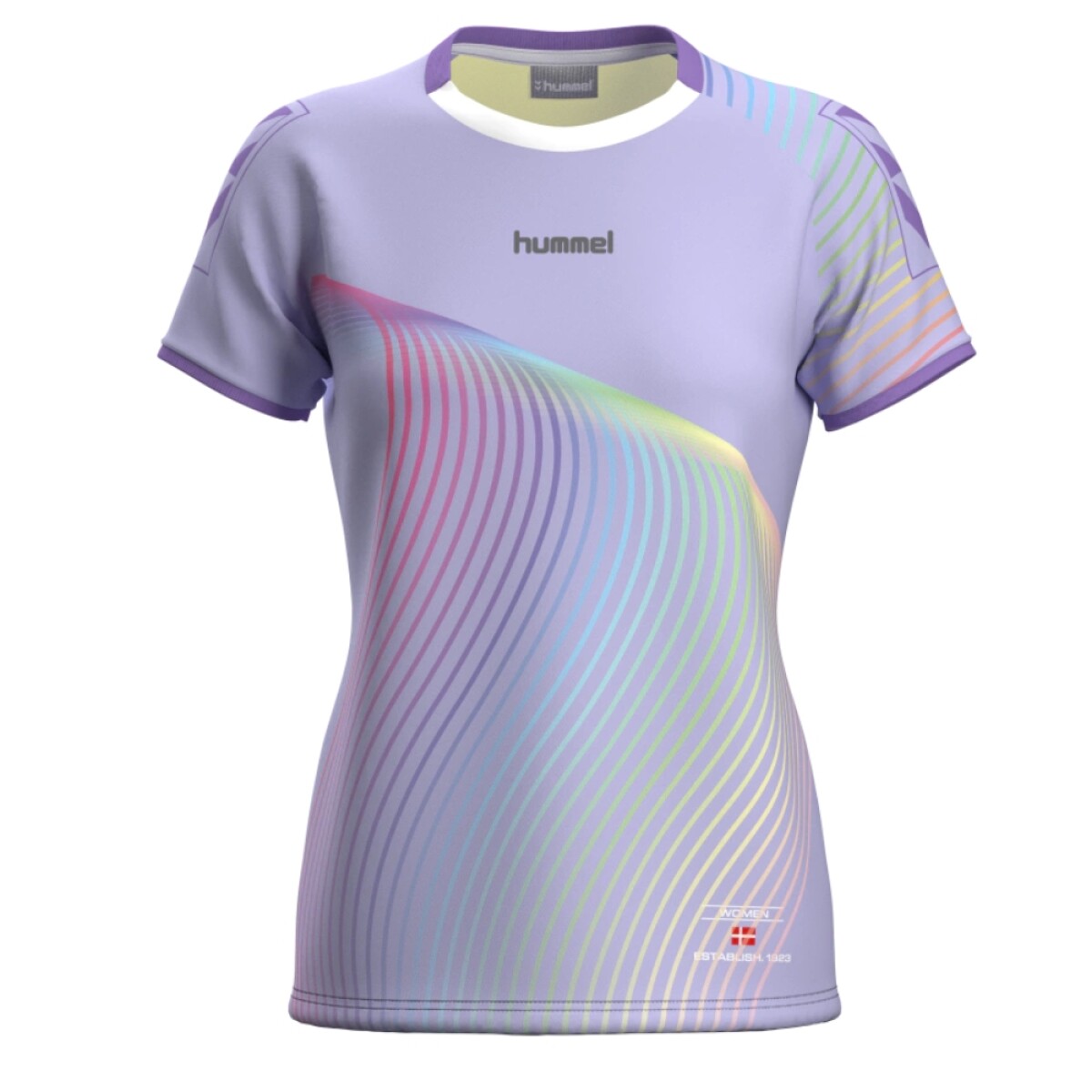 REMERA SUBLIMADA MUJER - ANCONA LILA 
