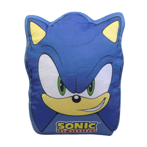 Almohadón Infantil con Forma Sonic 32 cm U