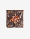 Pañuelos Raso Algodón Flores Pañuelo Con Estampa De Flores - Combinacion Multicolor