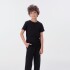 CAMISETA ML MASC PRETO ESCURO