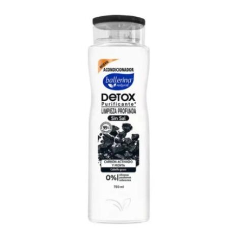Acondicionador Ballerina 750ml Detox carbón activado