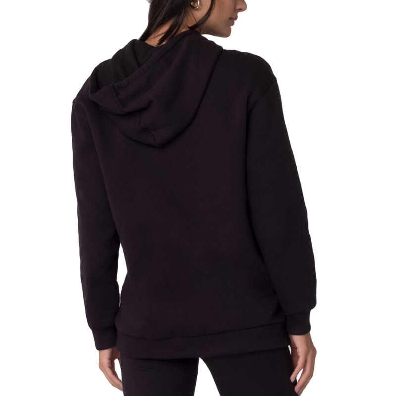 Fila Buzo Canguro Femenino Letter Winter Outline - Negro Negro