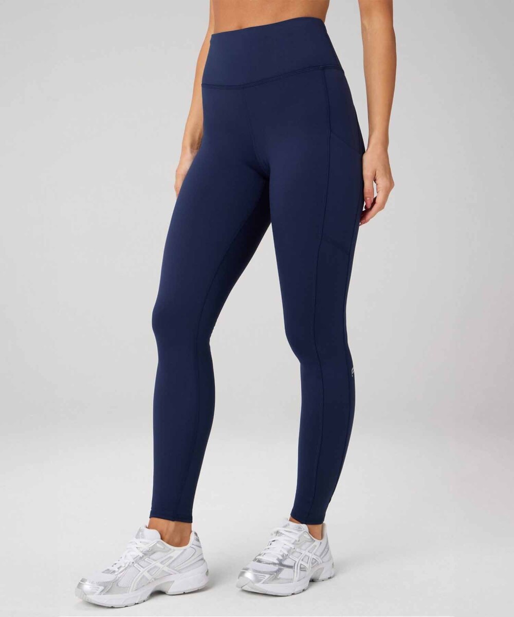 Leggings Cold Weather High-Waisted Pocket Mujer - Deep Navy 
