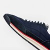 Sneaker Olympic en Nylon y Cuero Azul