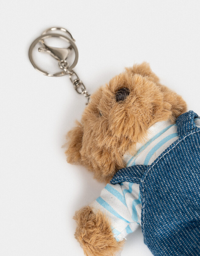 Llavero Peluche Llavero Y Charm Peluche De Osito - Marron Beige
