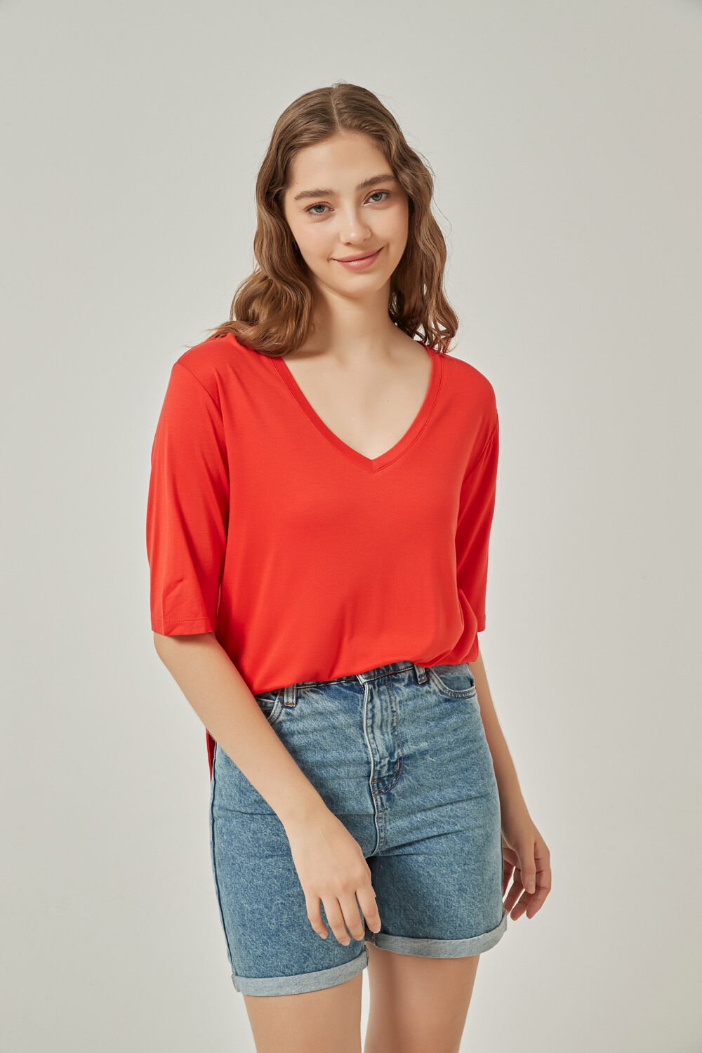 Remera Memaliaj Rojo Coral