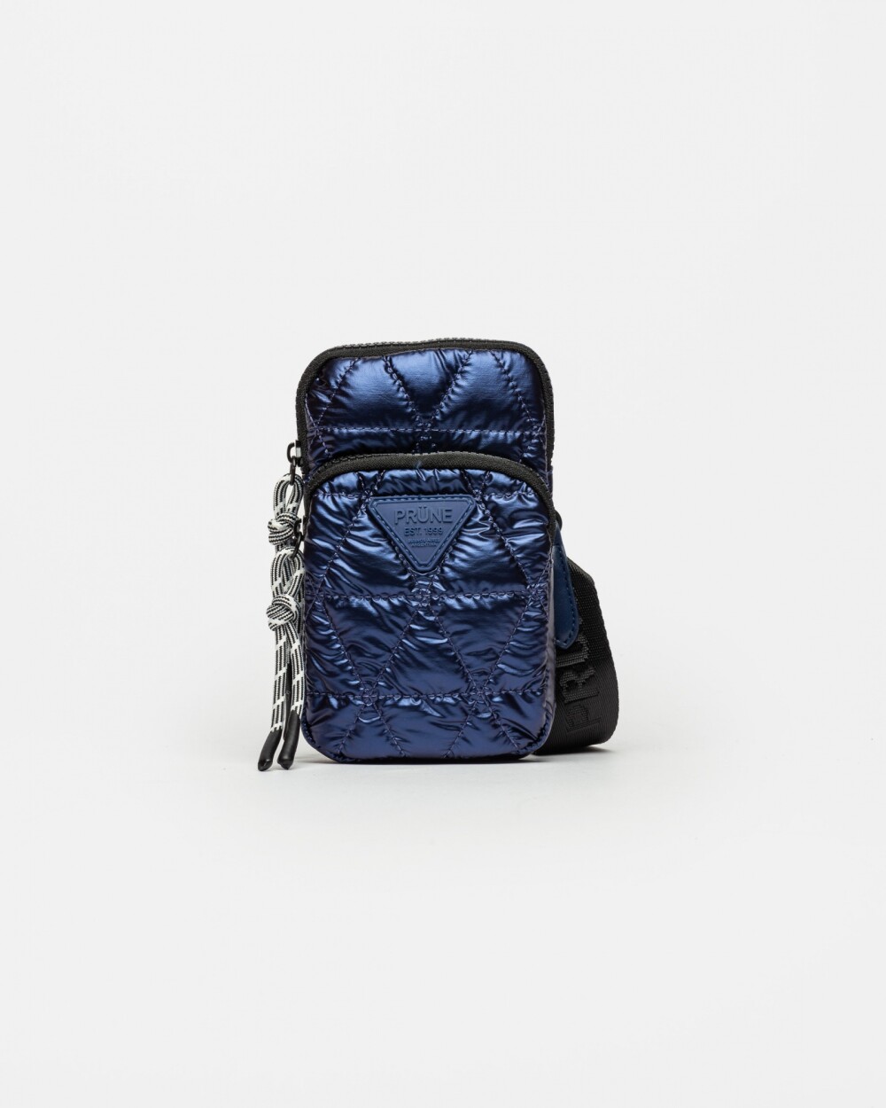 Porta Celular Motion En Nylon Matelaseado Azul
