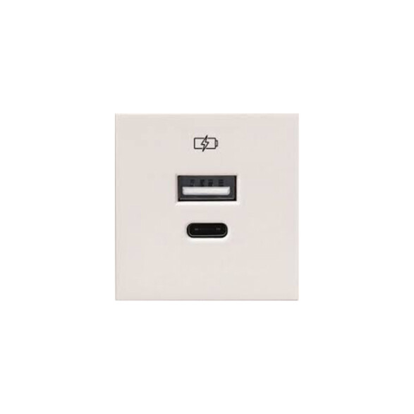 Módulo cargador USB-A USB-C - Presta Pro blanco C51535