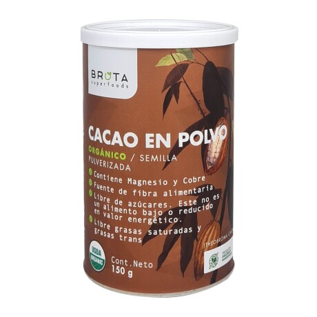 Brota Cacao en polvo orgánico 150 g Brota Cacao en polvo orgánico 150 g