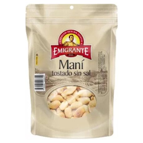 MANI PELADO TOSTADO SIN SAL 500G EL EMIGRANTE MANI PELADO TOSTADO SIN SAL 500G EL EMIGRANTE