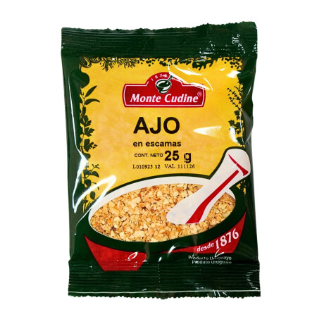 Ajo en escamas Monte Cudine 25g Ajo en escamas Monte Cudine 25g