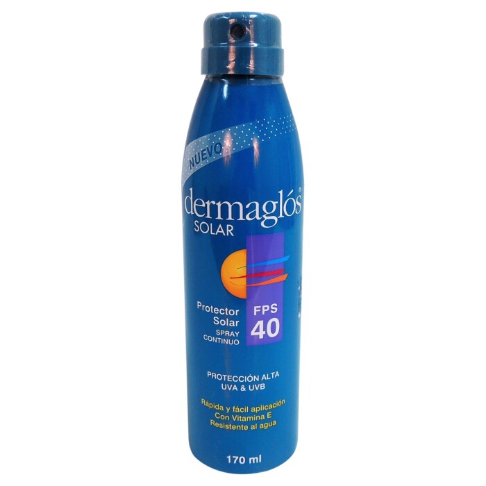 DERMAGLOS SOLAR F40 RA SPRAY FR. X 170 M única
