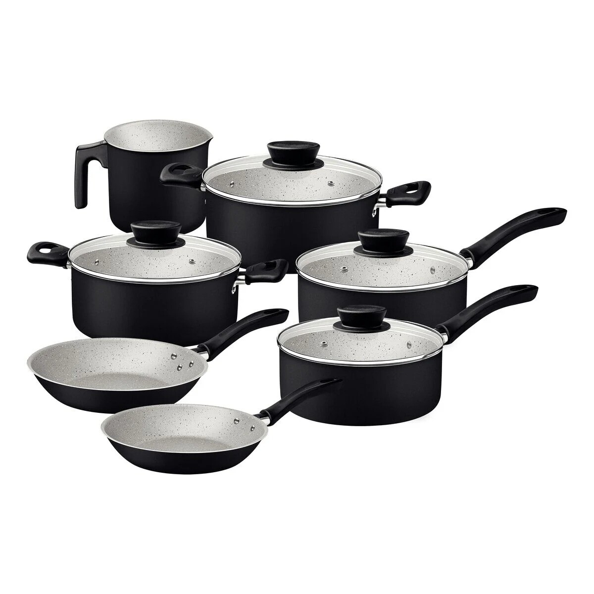 Batería De Cocina 7pzas Negro - 28299/006 - Tramontina 