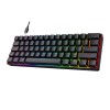 Teclado mecánico H61K 60% negro con cable Teclado mecánico H61K 60% negro con cable