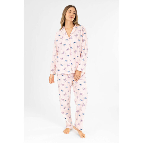 Pijama americano stitch angel Rosado
