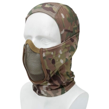 Balaclava con máscara de rejilla Multicam