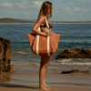 S61MBB Bolso De Playa Malla Sunnylife - Tierra Clay