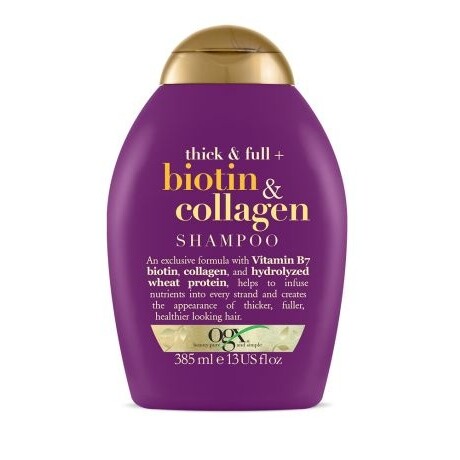 Shampoo OGX Biotin & Collagen 385ml Shampoo OGX Biotin & Collagen 385ml