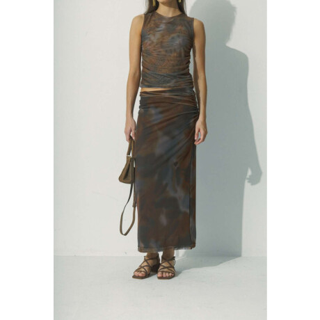 Falda Mesh Print 2