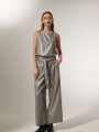 Pantalon Conigli Plateado