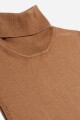 Chaleco cuello rompe viento TOSTADO