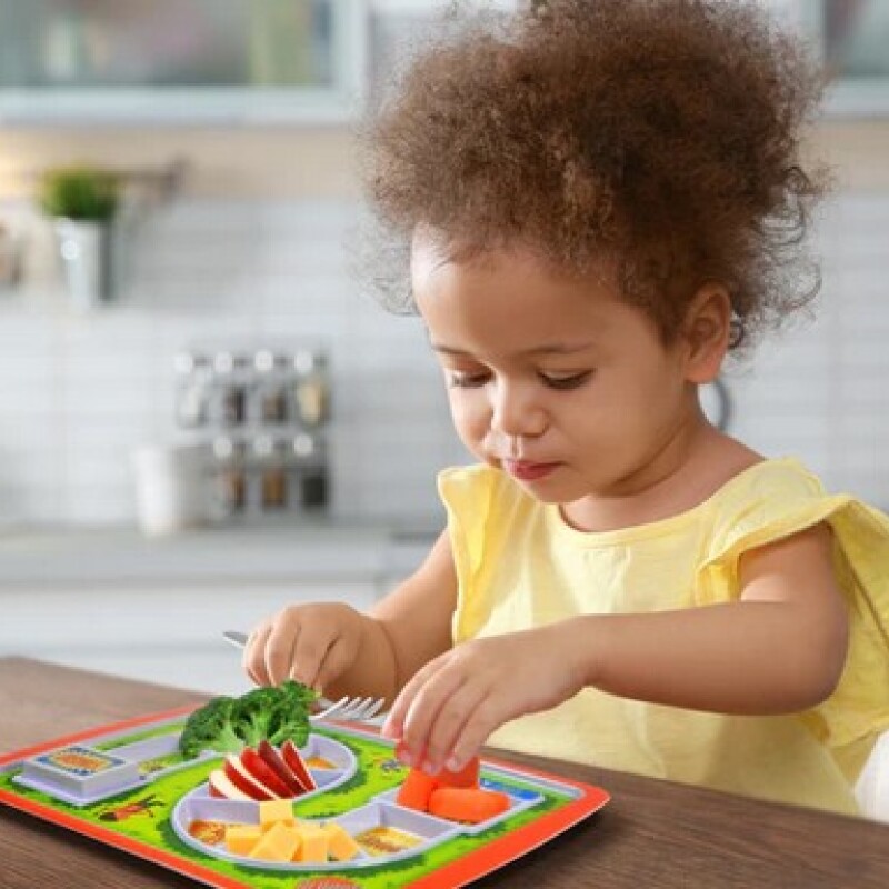 Plato para niños con juego de laberinto Classic