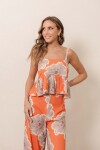 BLUSA PAULA TERRACOTTA BLOOM REVERIE BLUSA PAULA TERRACOTTA BLOOM REVERIE