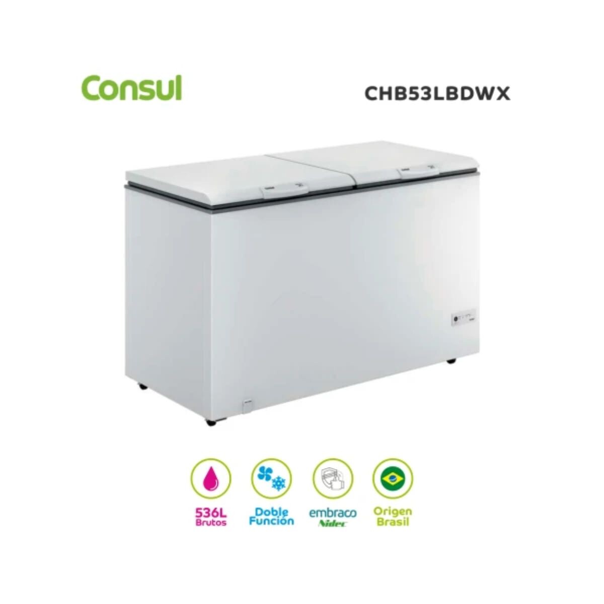 Freezer Consul Horizontal 534ltros 