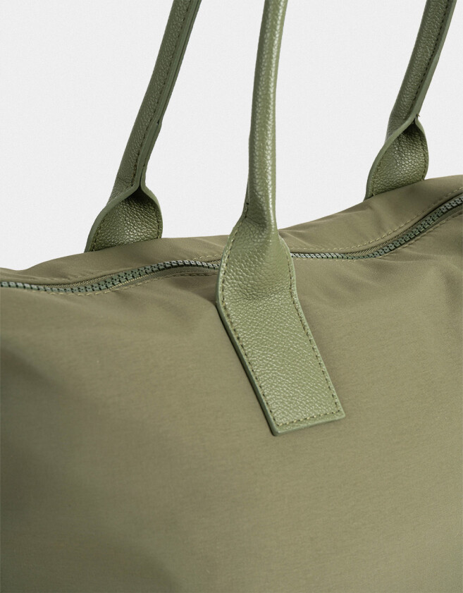 Mochilas Special Price Estampados Cartera Shopper - Verde Kaki