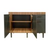 Mueble Bajo Mesada En Madera 100% Mdp 15 Mm Nogal Grafito Mueble Bajo Mesada En Madera 100% Mdp 15 Mm Nogal Grafito