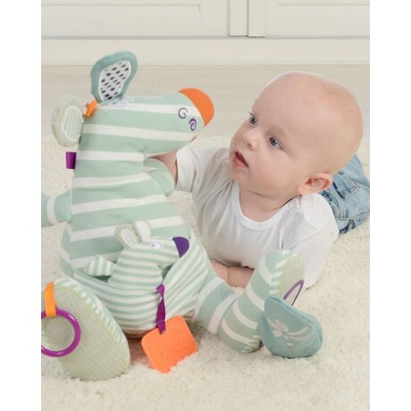 Set de 2 peluches de estimulación Dolce Ozzie el canguro Set de 2 peluches de estimulación Dolce Ozzie el canguro