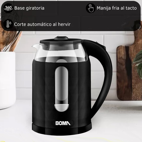 Jarra Eléctrica Boma Bm-1812 JARRA ELECTRICA BOMA BM-1812 NEGRA