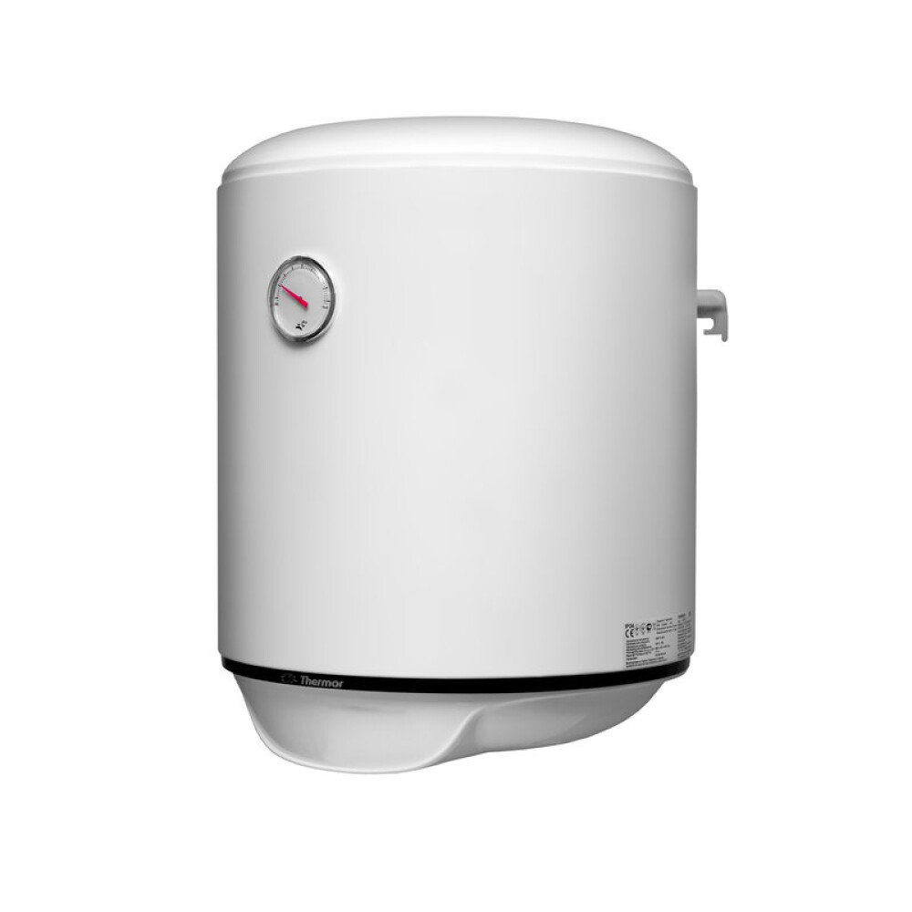 TERMOTANQUE ATLANTIC 50 Lts, TANQUE ACERO CLASE A blanco