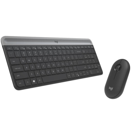 Combo Teclado Y Mouse Inalambrico Logitech Mk470 Black Spa Combo Teclado Y Mouse Inalambrico Logitech Mk470 Black Spa