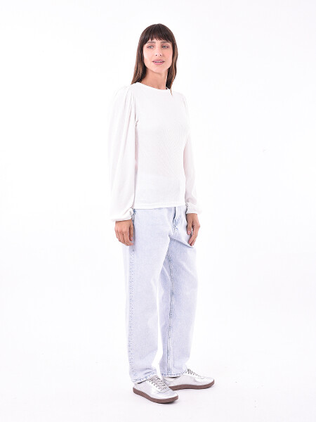 REMERA EVA OFF WHITE