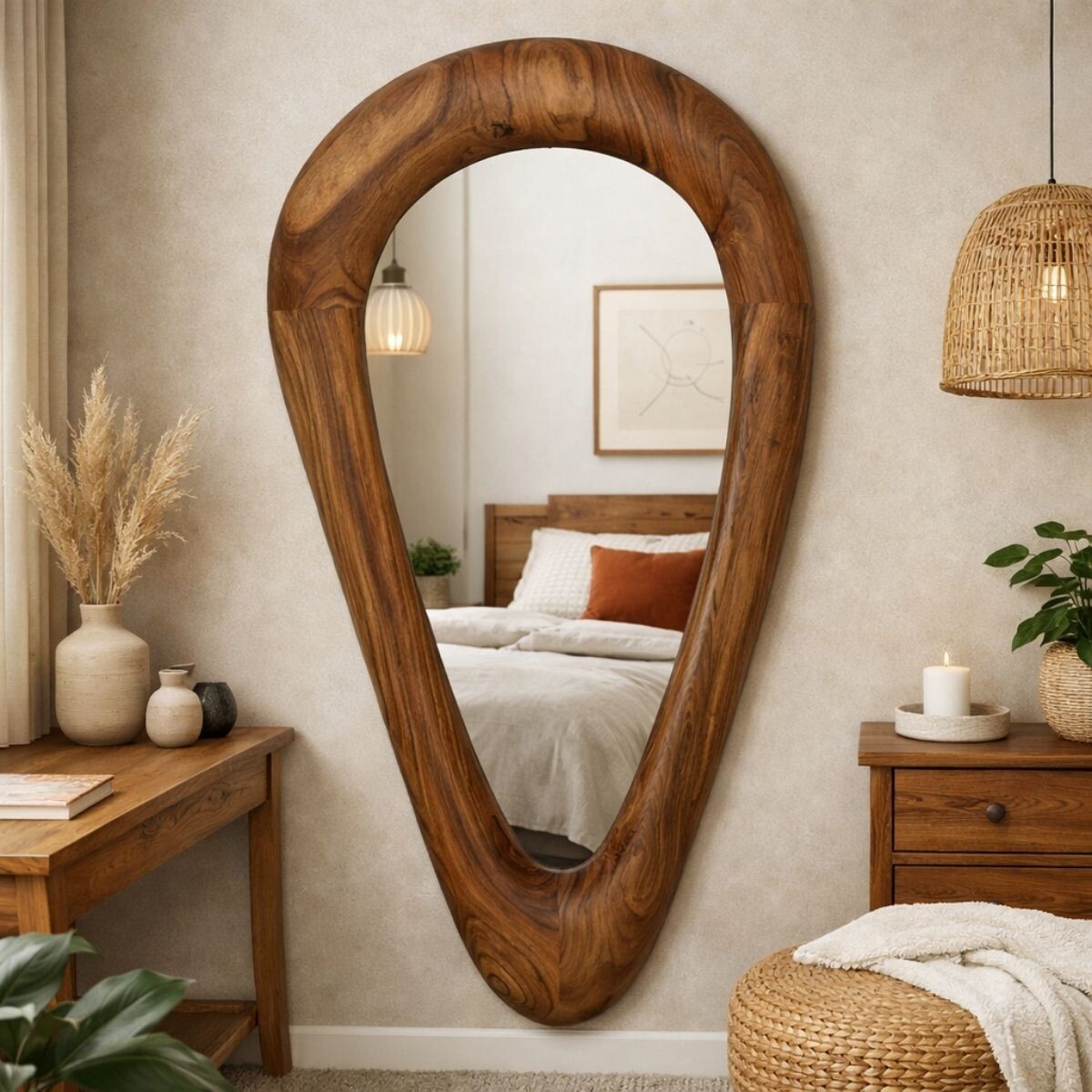 ESPEJO JORGE 91 Nogal Small 