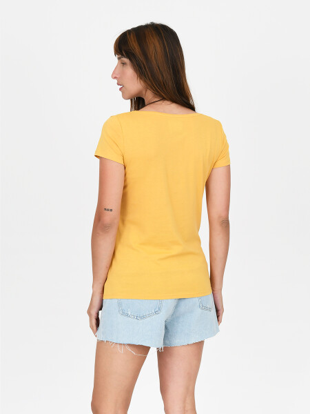 REMERA LUA U AMARILLO