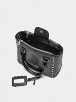 Bolso Tote Con Tachuelas negro