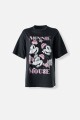 Camiseta mujer Minnie NEGRO
