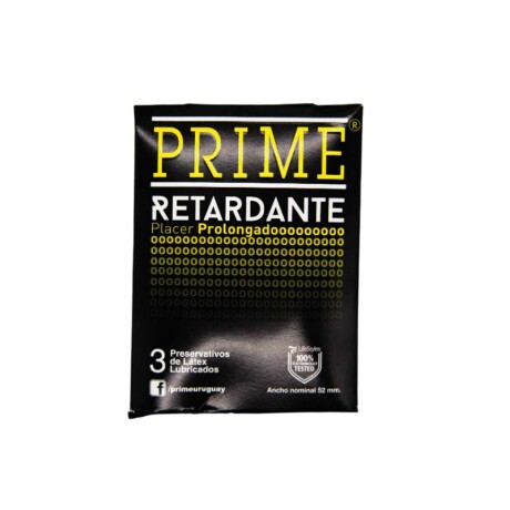 Preservativos Prime x3 Retardante